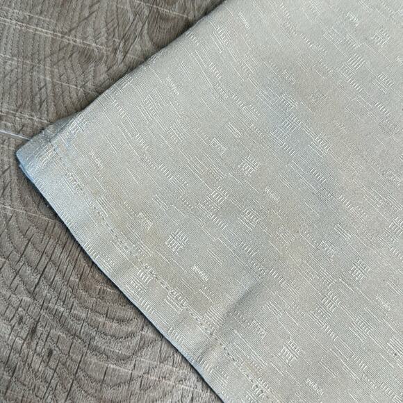 CLUB ROOM Beige Cream Silk Blend Short Sleeve Button Front Shirt Men’s - Picture 8 of 8